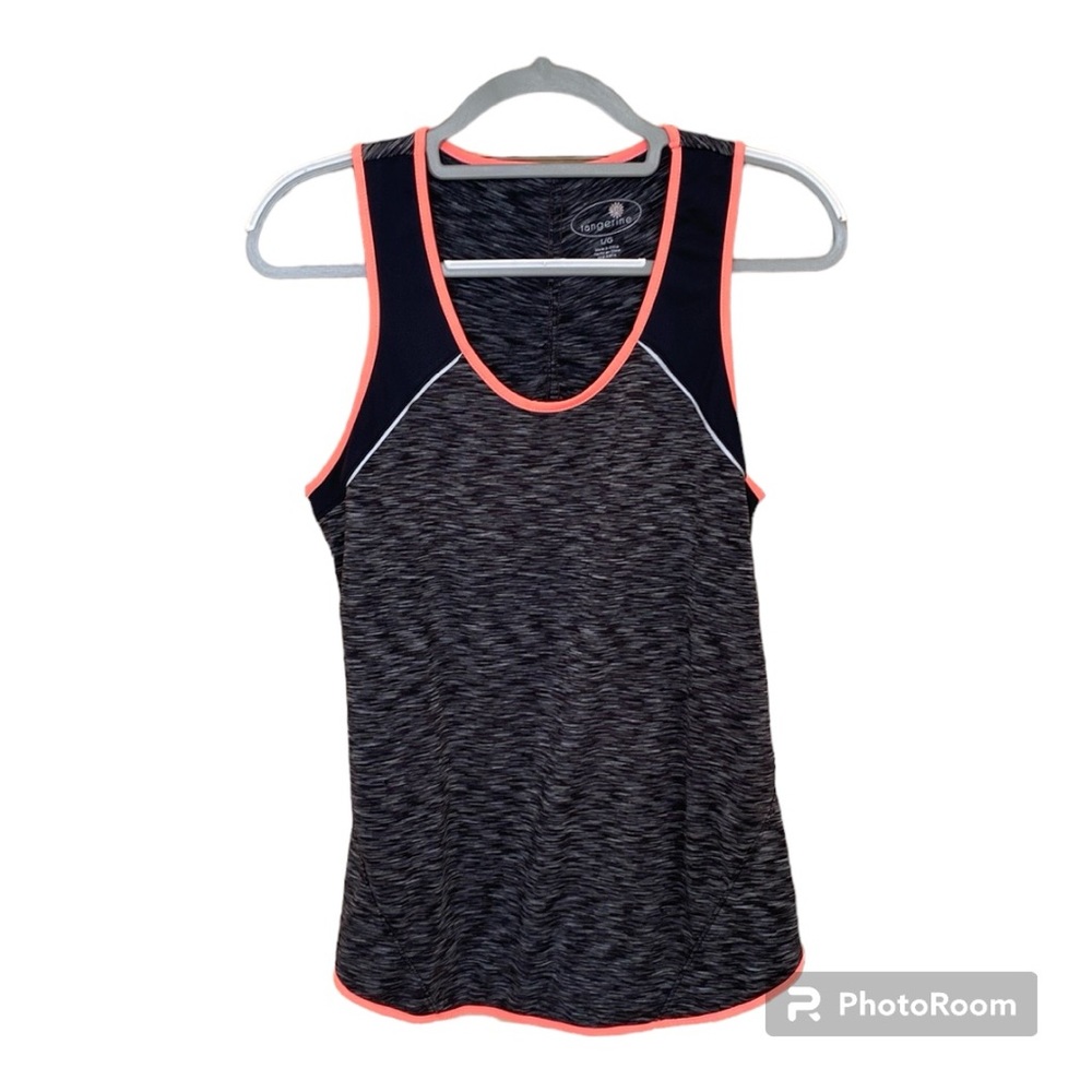 Tangerine Sleeveless Relaxed Athletic Workout Tank Size Large